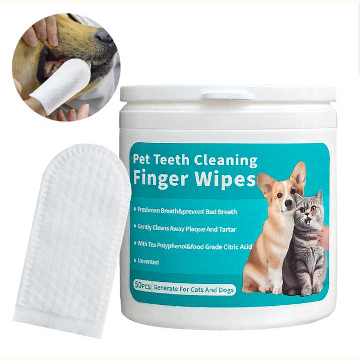 Lingettes dentaire pour chiens et chats